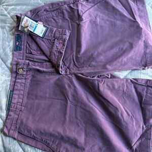 Purple Chino Shorts